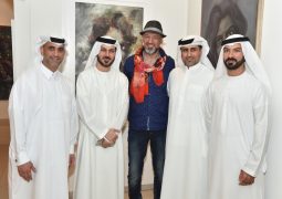 الفنان بسام الحجلي يفتتح معرضه التشكيلي رسائل كونية في دبي