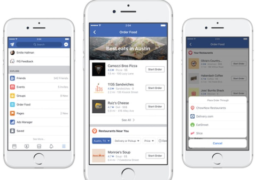 “فيسبوك” تطلق خدمة لطلب وتوصيل الطعام‭